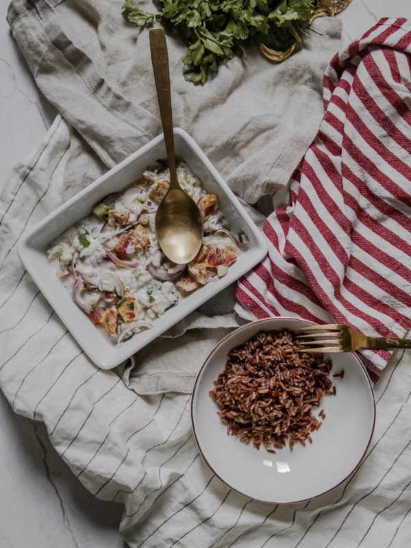 Poisson avec marinade exotique