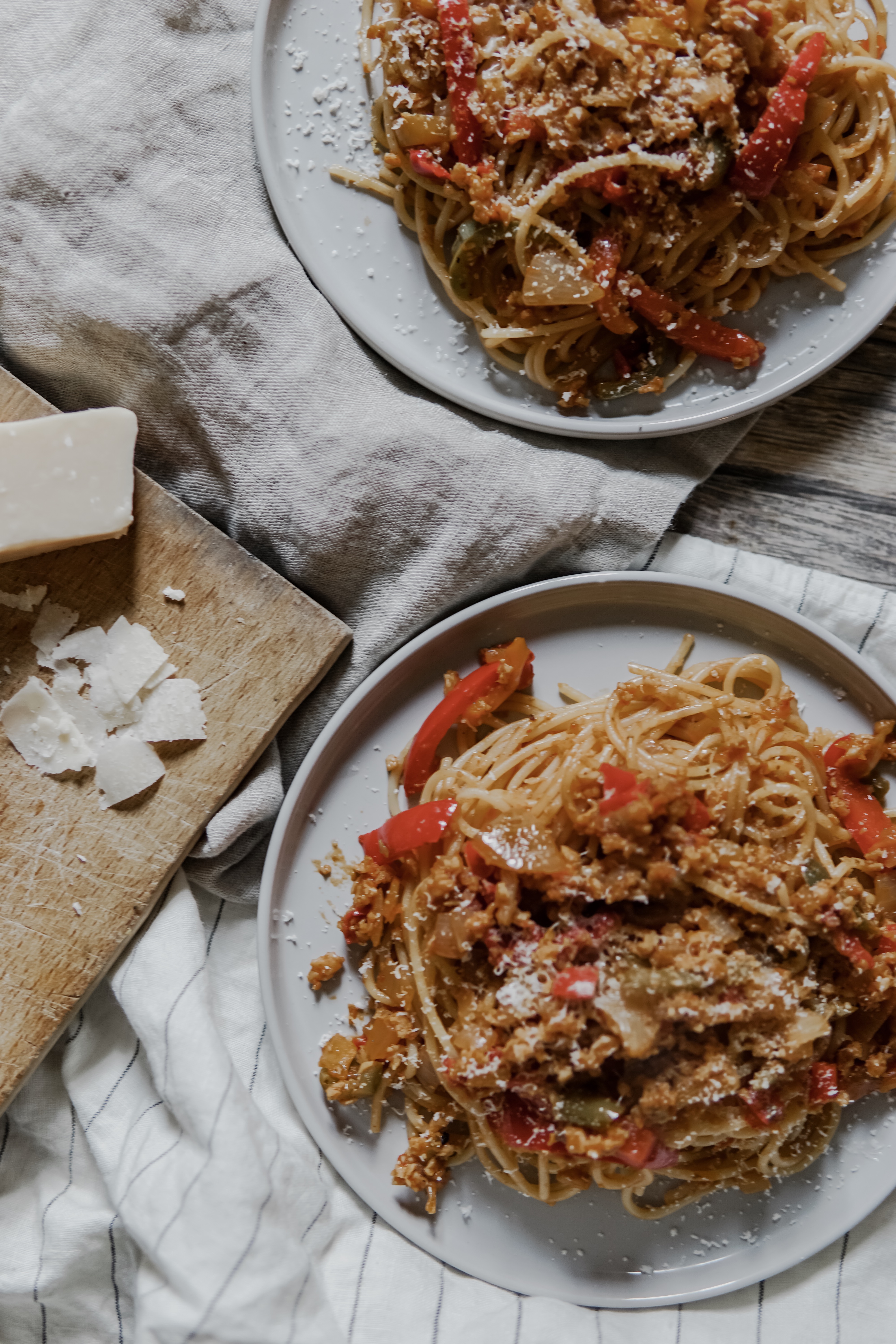 Spaghetti inspiration Bolognaise d’hiver (Vegé)