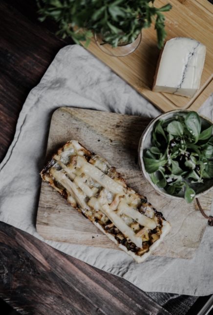 Tarte rustique au Morbier