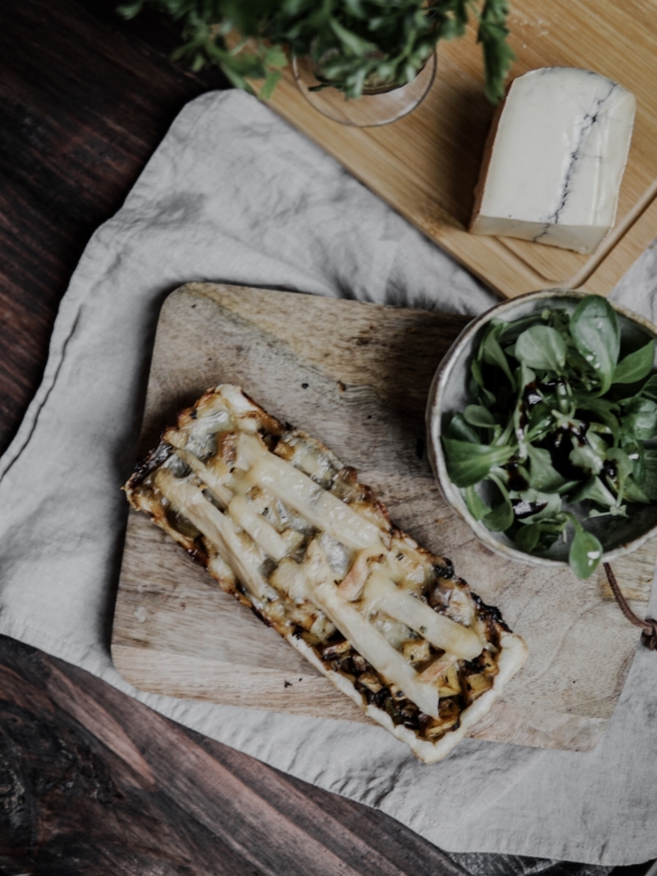 Tarte rustique au Morbier