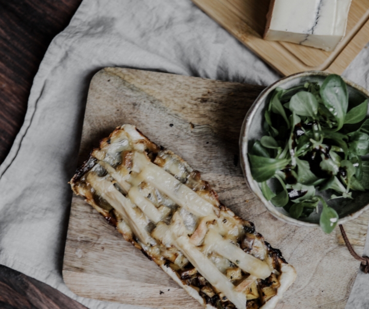 Tarte rustique au Morbier
