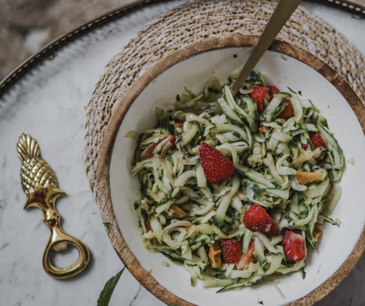 3 idées de salades originales à base de concombres