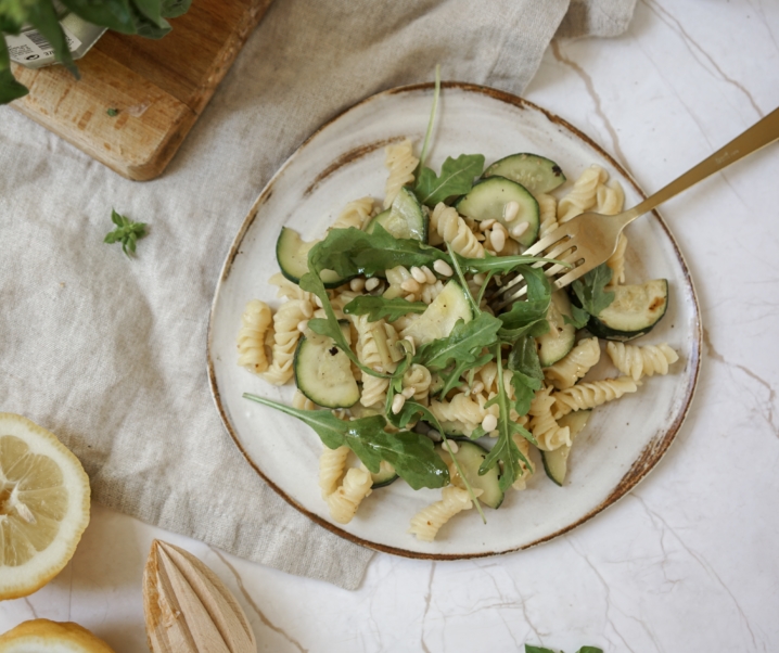 Prête en 10 min: Pâtes aux courgettes (vegan)
