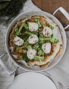 Conchiglionis farcis Ricotta/chèvre et patidou