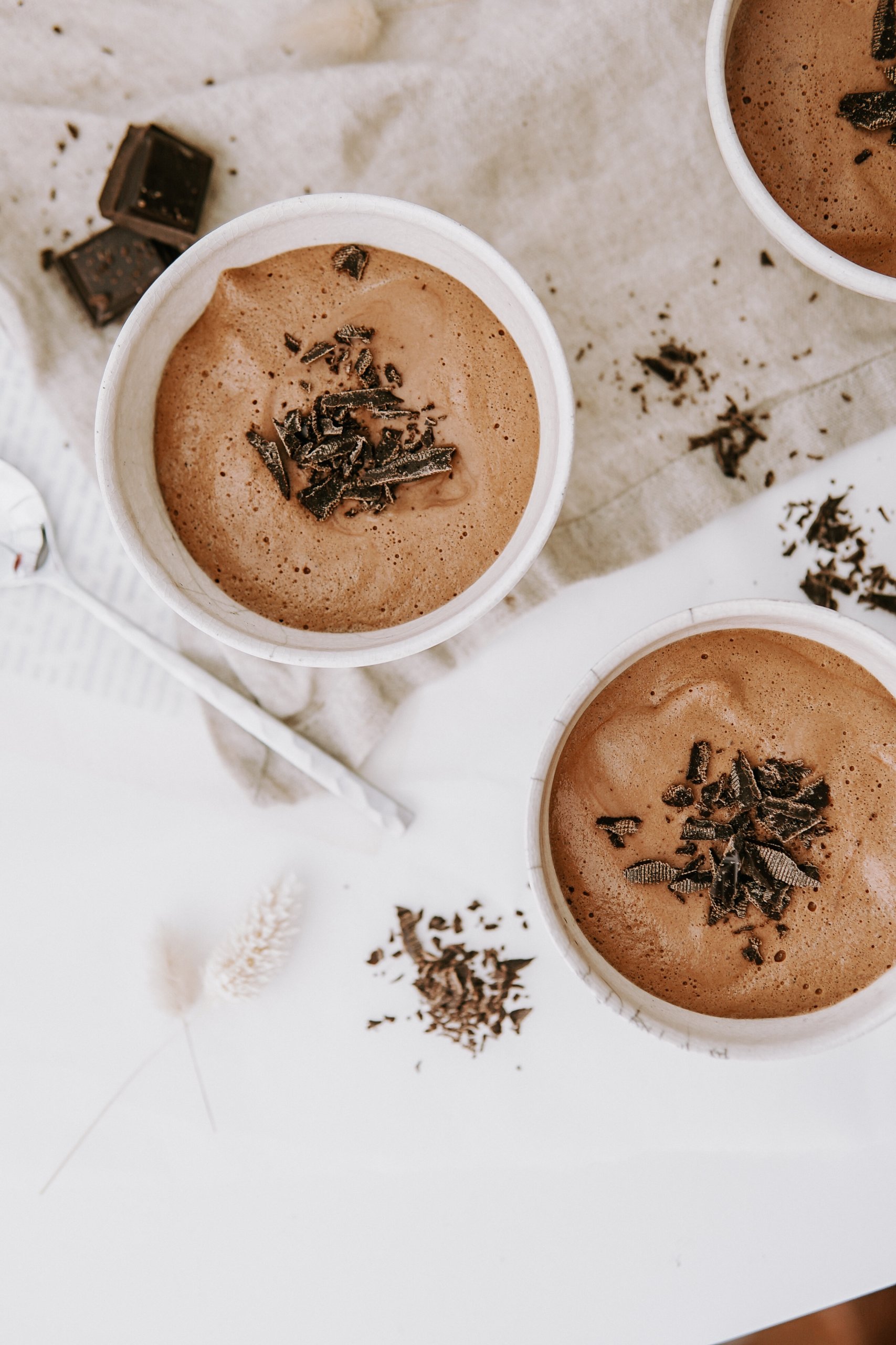 Mousse au chocolat à l'aquafaba (vegan)