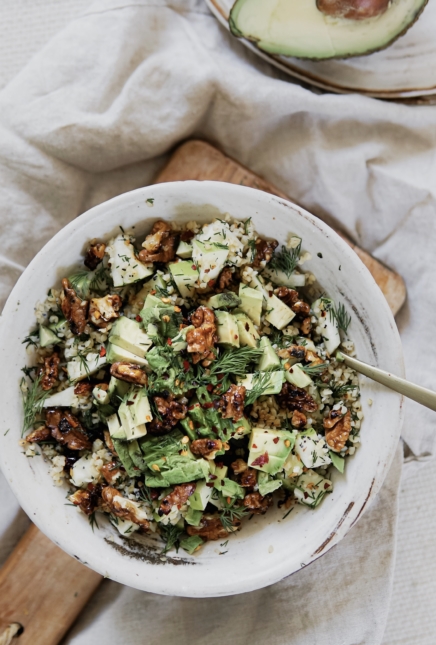 Salade vegan et gourmande