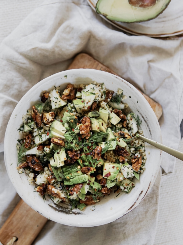Salade vegan et gourmande