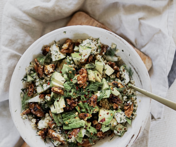 Salade vegan et gourmande