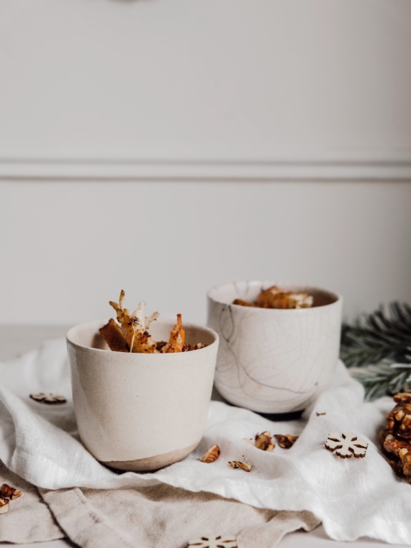 Menu de Noel: Velouté de panais au pain d’épices